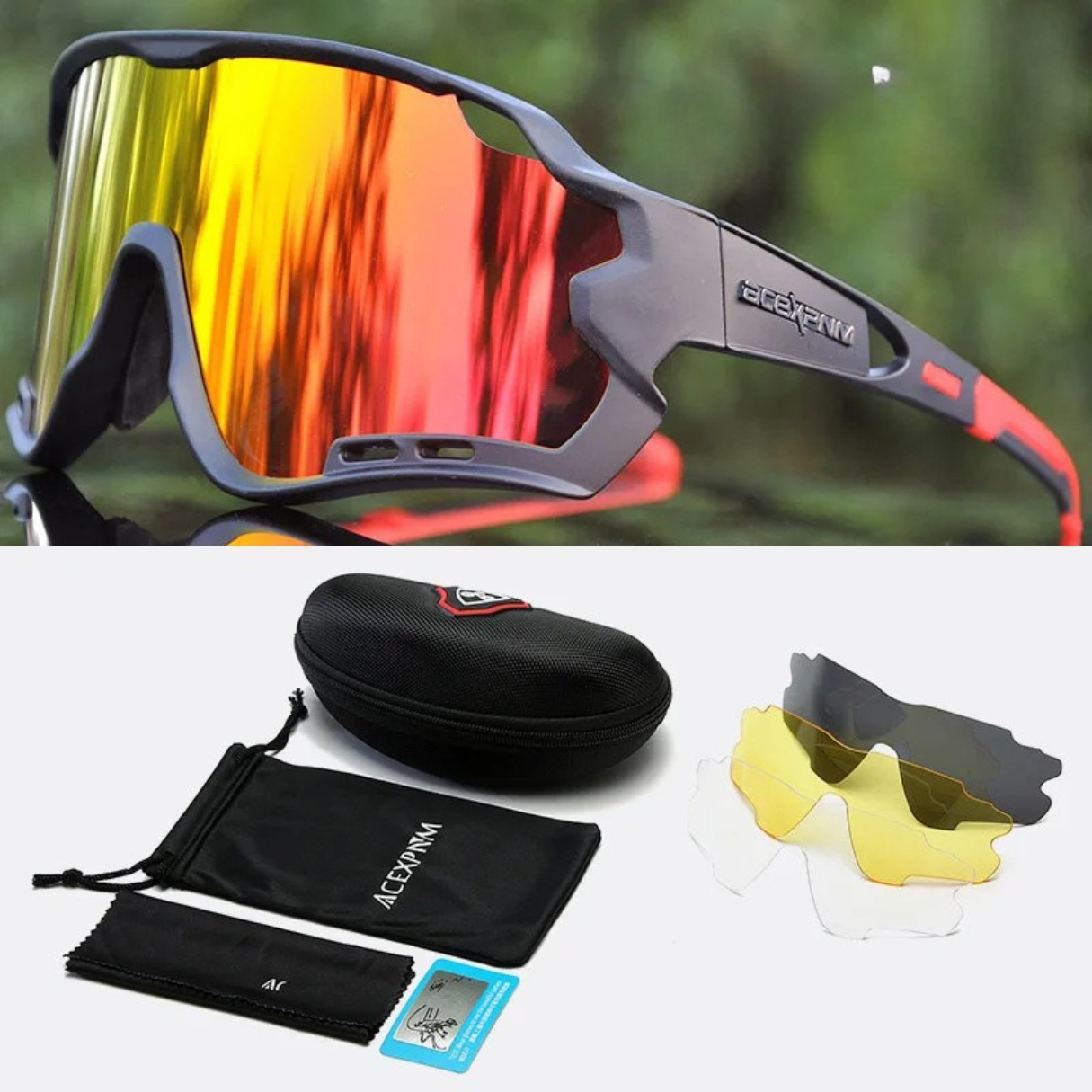 Óculos de Beach Tennis ACEXPNM Lentes Extras