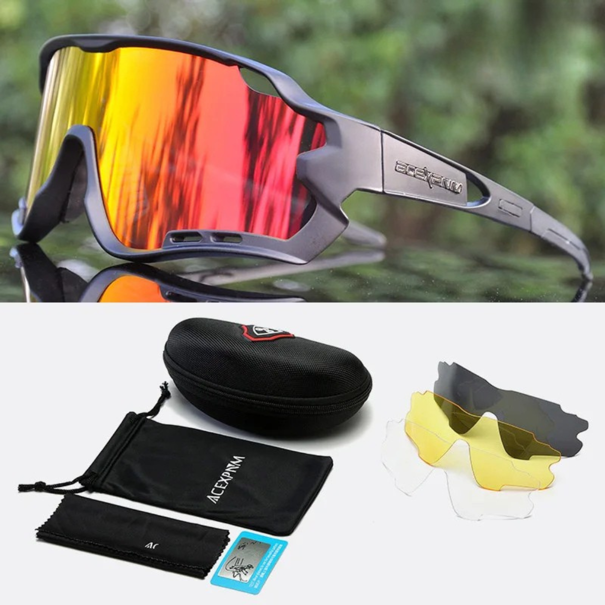 Óculos de Beach Tennis ACEXPNM Lentes Extras