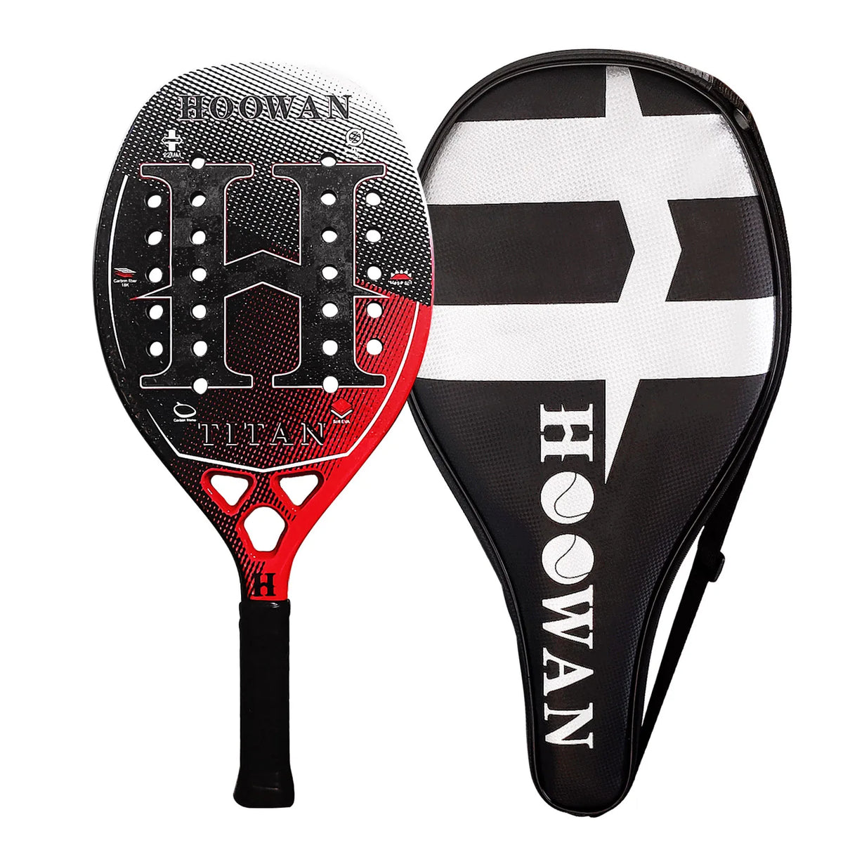 Raquete Beach Tennis 18K HOOWAN TITAN